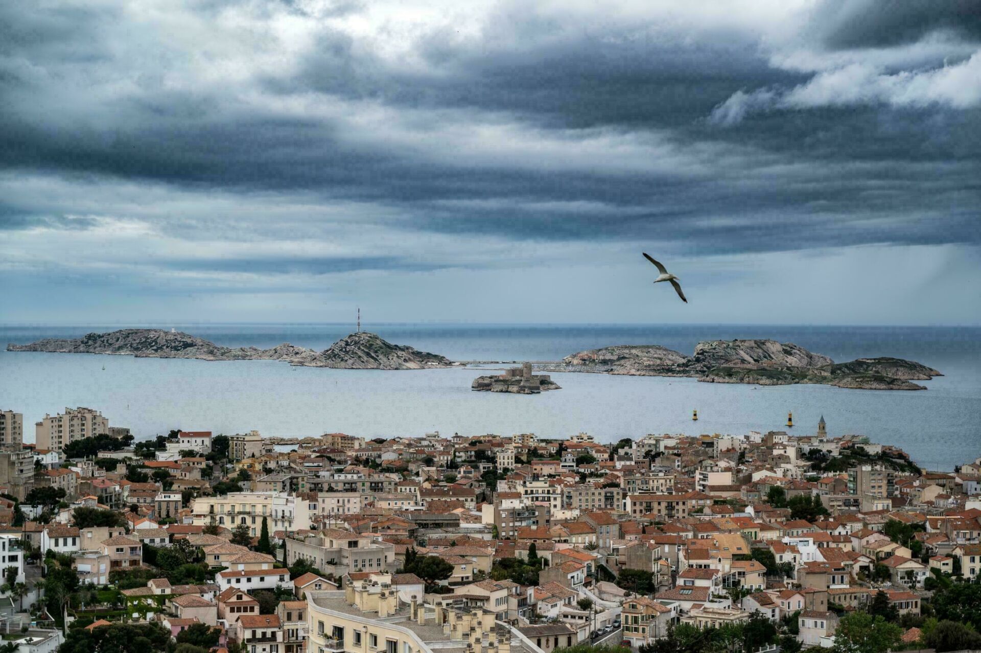 Marseille quand il pleut